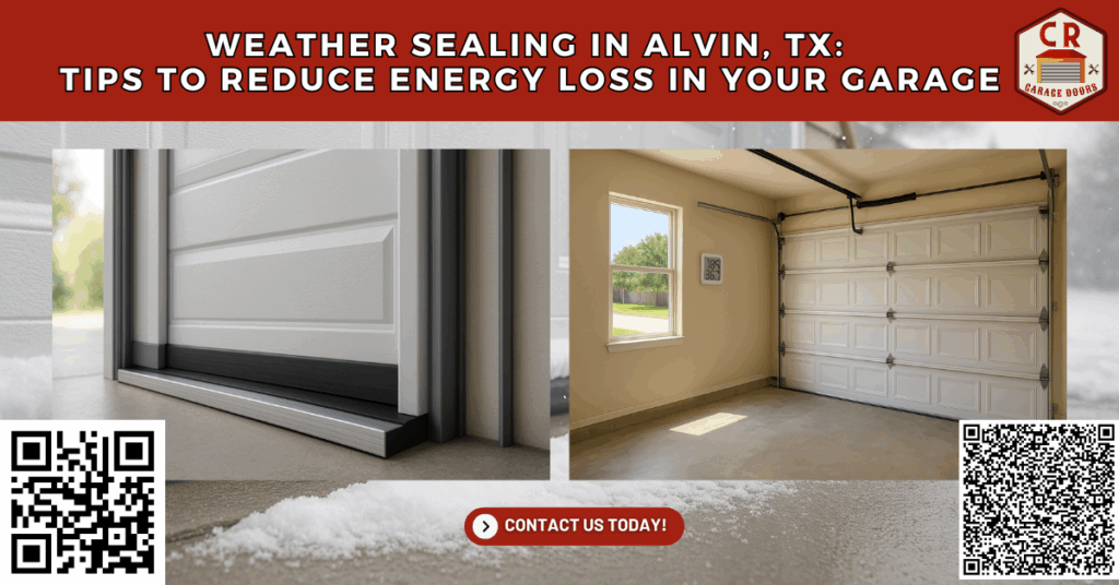 Weather Sealing in Alvin, TX: Tips to Reduce Energy Loss in Your Garage - C.R. Garage Doors